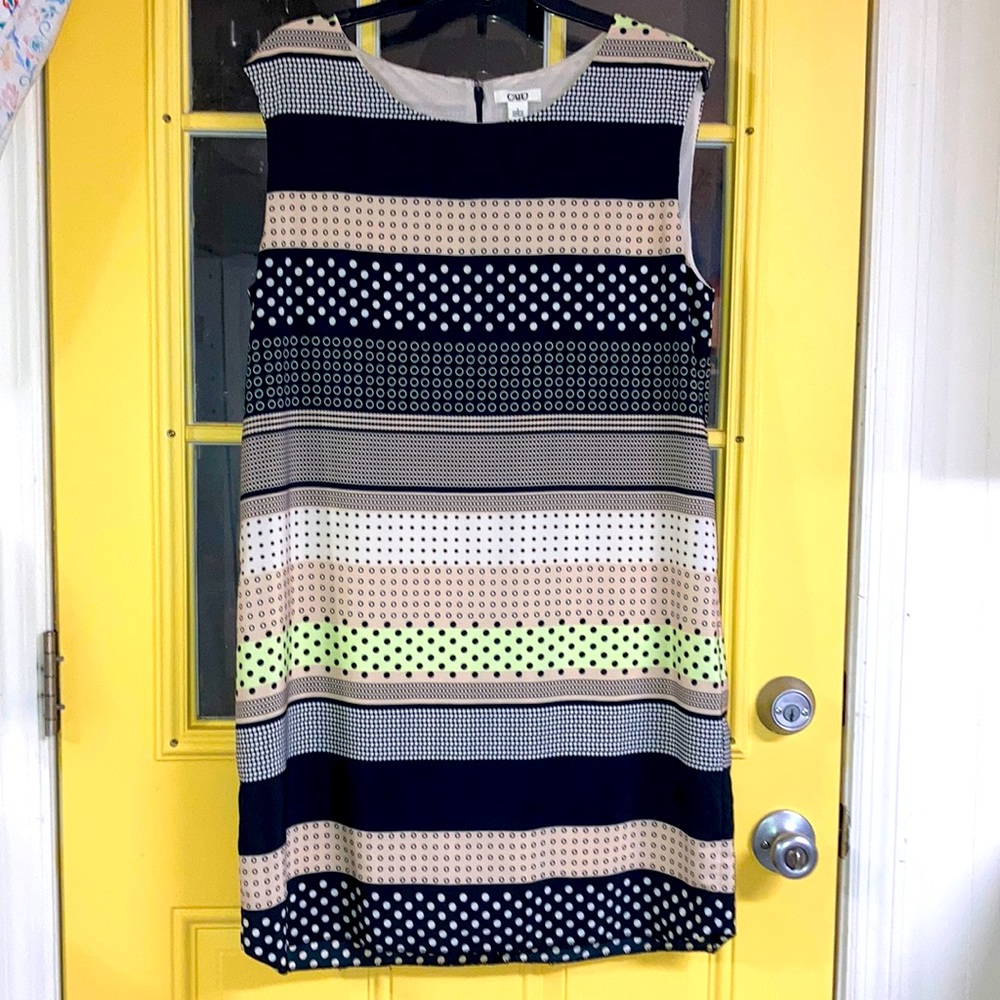 Cato’s Sleeveless Polka Dotted Dress Size L